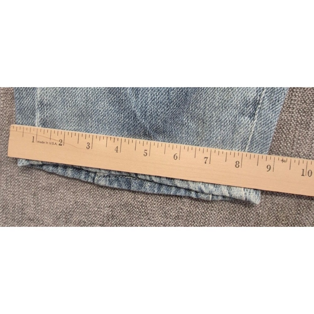 NWOT Free People We the Free Osaka Midrise Barrel Jeans 27 button fly light wash - Picture 2 of 16